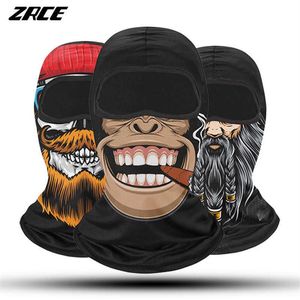 Cappellini da ciclismo Maschere Esercito Protezione solare esterna Passamontagna Motorcyc Maschera Bandana Breathab Ciclismo Berretto invernale Maschera da sci Camping Bicyc296C