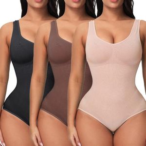 Kvinnors Shapers Faja Shapewear för kvinnor Invisible Body Shaper Slimming Belly Underwear Weight Loss Midje Trainer Mage Cont275a