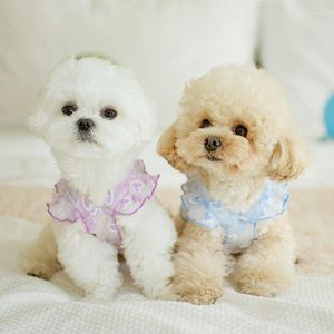 Dog Apparel Pet Clothes Mesh Gauze Vest Dress Kitty Puppy Summer And Spring Breathable For Small