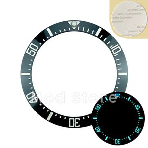 Repair Tools & Kits 40mm Black Ceramic Bezel Insert Set For 43 Men's Watches BGW9 Lume232Y