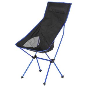 Camp Furniture Outdoor Folding Moon Chair Aluminiumlegierung, groß, belüftet, Camping, Angeln, Park, Strand, praktisch, ultraleicht, Freizeit, fauler Stuhl HKD230909