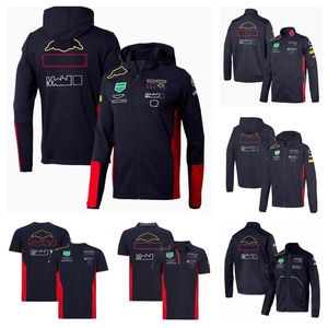 F1 Formel Racing Sweatshirt välkänt Team 2021 Full dragkedja Hooded Sweatshirt Motorcykel riddräkt Vindtät jacka med SA1929