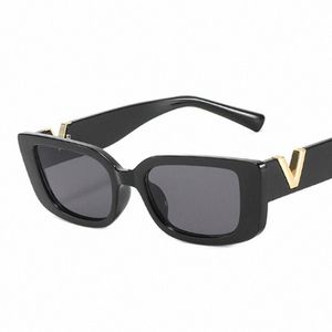 Solglasögon retro rektangel kvinnor designer vintage små ram solglasögon damer klassiska svart fyrkantiga solsunglasses m8kg#