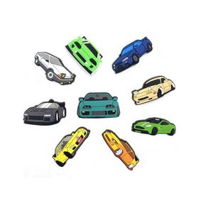 Shoe Parts Accessories Car Shape Toy Cartoon Pvc Charms Shoes Buckles Bracelets Clog Jibz Wristband Boys Girls Gift Drop Delivery Dhcy7