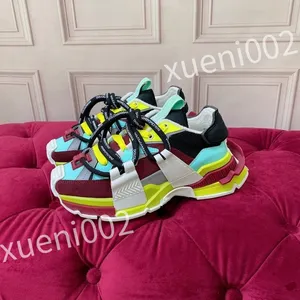 2023 Hot Designer sneakers shoes Pop color matching Running Shoes thick sole trend light fashion all match casual lace-up Dad shoes hc220713