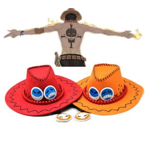 Altri articoli per feste per eventi Anime D Ace Monkey Luffy Costume cosplay Cappelli da cowboy Cappellino da viaggio unisex Chopper Cappellini Tony Pirates Cost309i