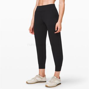 LL-123111 Pants Kvinnor byxor Yoga outfit Loose Pants Excerise Sport Gym Damer Running Casual Train Long Pant Elastic Hig275d
