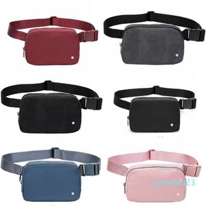 LL Women Mens Waistpacks Fanny Pack Bags Outdoor Sports Running Travel Phone Coin Purse Casual Waist Belt Travel Bag Waterproof