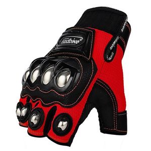 Madbike Motorcykelhandskar Summer Protector Locomotive Sporting Goods Half Finger Riding Equipment 2206303055