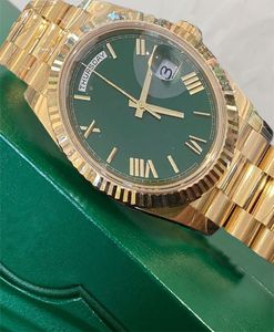 orologio uomo donna quadrante champagne orologio in oro giallo precisione e durata orologi automatici da donna con fibbia pieghevole in zaffiro orologi da polso di lusso impermeabili