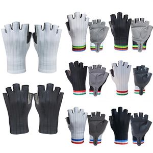 Pro Aero Bike Team Rikling Reseves Half Finger Outdoor Road Bike Sport Rękawiczki Mężczyźni Kobiety Guantes Ciclismo 220721187F