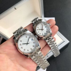 GD Watch produkuje Series Series Factory and Women's Lovers Sapphire Day Just 8215 Ruch Fine Steel White 36/28 mm Dial G Eotw
