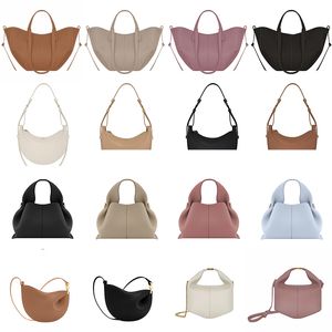 Hot Sale Handbag Fashion TONCA Textured Paris Designer Camel Numero Bag Un Nano Ma Cyme Tote Evening Bags Leather Bag Luxury Half Moon Underarm Shoulder Bags