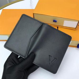 Designer Card Holder Luxury Men Women Mini Wallets Classic Money Clip Men Fashion Purse Pocket V Letter Leather Wallet 191Z250C