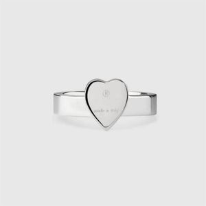Anéis de banda letra G homme moda homens mulher diamante moissanite engagementcci embalagem original 925 prata amor coração design amor 322j