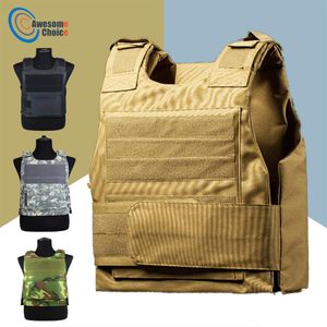 Gilet tattico anti-pugnalata della guardia di sicurezza alla moda con due gilet da caccia in miniatura con piastra in schiuma e spallacci regolabili234m