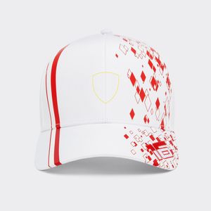 2023 NY F1 DRIVER RACING CAP Formel 1 Team Casual White Baseball Cap Summer Men Women Curved Brim Cap Casual Fashion Märke CAPS HAT