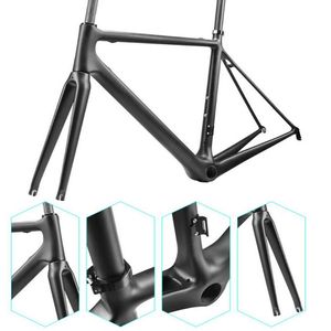 Vollständiger C-Fahrradrahmen, Scheibenfelgenbremsen, Fahrrad-Carbon-Rahmenset BB68 BB30, individuelles Fahrradrahmen-Set 1k oder ud, hergestellt in China, 250 l