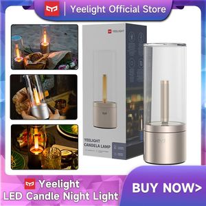 Yeelight ikinci nesil Candela LED Gece Işık Dimmable LED LAMP BAĞLANTISI YAPI MUM ŞENDİ BAĞLANABİLİR LAMBA KAMP LAMP MULLINA296S