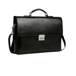 Mens Business Bags Theft Proof Lock Pu Leather Piscases Bags Läder Laptop Handväskor Male Shoulder Bags269D