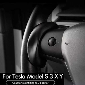 Impulsionador do volante do carro para tesla modelo 3 s x y piloto automático contrapeso acessórios anel fsd automático assistido peso ap198x