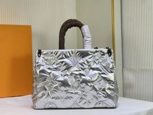 CC Silver Borsa Pillow Speedy in Econyl riciclato Bandouliere Borsa in Nylon OnTheGo Tote Borsa Maxi Multi Pochette Marsupio Mini Monogrammi Ricamati M20973 M20971 M21056