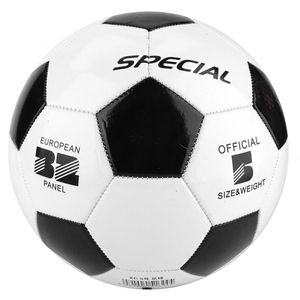 Klassisk storlek 5 Black White Football PVC Soccer Balls Goal Team Match Training Balls Student Team Training Children Match263m