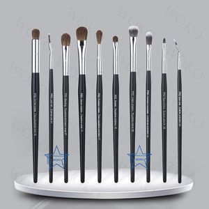 Makeup Tools Eyeshadow Borstes Professional Shadow Shader Eye Set Liner Smoky avsmalnande gelverktyg 230909