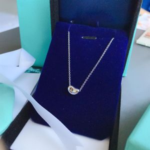 Projektant unisex żeńskie 18 -karowe złote naszyjniki dla kobiet srebrne modne fasolowe wisiorek mody biżuteria walentynkowa prezent dla dziewczynkif217h