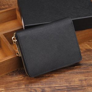 High quality famous designer credit card holder women classic short purse Single zipper wallet money coins bag 8 colors 9180 long 257E