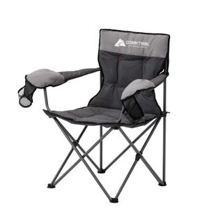 Camp Furniture Ozark Trail Hazel Creek Cold Weather Folding Camp Chair with Mittens HKD230909