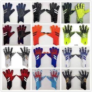 New Goalkeeper Sports Gloves Finger Protection Professional Men Football Gloves Adults Kids Thicker Goalie Soccer glove2467