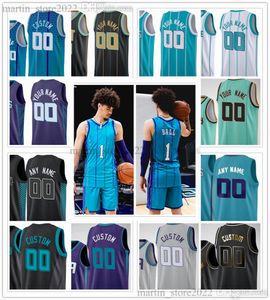 Men Women Youth 2023-24 LaMelo 1 Ball Basketball Jerseys Gordon 20 Hayward Terry 3 Rozier III Cody 11 Martin Brandon 24 Miller Miles 0 Bridges James 2 Bouknight Printed