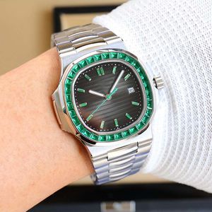 Męskie zegarek Nautilus 5711 Watch Wysokiej jakości luksusowy zegarek automatyczny ruch maszynowy zegarek ze stali nierdzewnej Wodoodporne zegarek Diamonds Watch