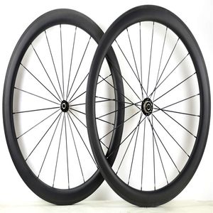 700C 50mm DEPTH ROAD BIKE COBIL WHEELSET 25mm Bredd Clincher Kolhjul med Powerway R36 Hub Ud Matt Finish2069