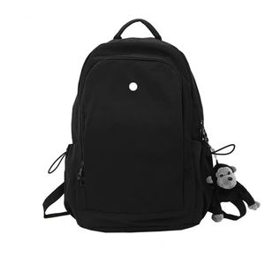 LU Women Yoga Outdoor Bags Backpack Casual Gym Teenager Student Schoolbag Knapsack 4 Colors291r