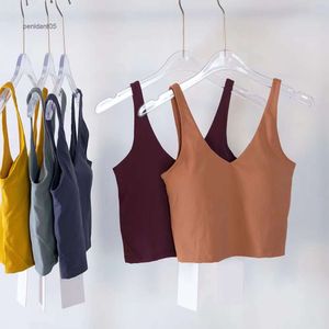 Underwear 2023 Classic Popular Fitness Bra Butter Soft Women Sport Tank Gym Crop lulus Yoga Vest Beauty Back Shockproof With Removable align tank Chest Pad wholesale