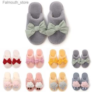 Trainershotsale Top Fur Slippers Winter Hot For Women Pink Brown Black Grey Slides Inhoor House Outdoor Girls Furry Slipper Flats Soft Ry Q230909