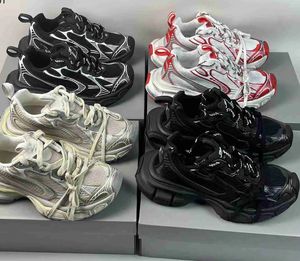 Luxury Brand Casual Sports Men's Shoes Designer 2023 Paris Fashion Runway 3XL LACE-UP Mesh Sneakers Platform Lägg till produktion av gamla par B22 Sneakers