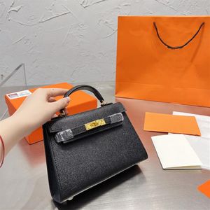 Cosmetic Bags Cases 9A Top Handmade Wax Line Bags Luxury Ladies Handbag Original Classic TOGO Leather Large Capacity Shopping Bran243e