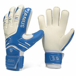 Janus Professional Goalkeeper Fingers Protection Steded LaTex Soccer Footbale Goalie Goalキーパーグローブ2206132606