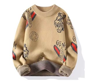 Mens Designer Sweaters Pullover Hoodie Long Sleeve Sweater Sweatshirt Embroidery Knitwear Man Clothing Winter Clothes 0SGU