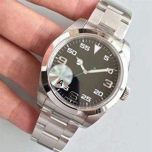Мужские часы Air механические с автоматическим механизмом King Watch премиум-класса 40 мм из нержавеющей стали с сапфировым стеклом, светящиеся, водостойкие197b
