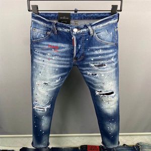 Men Jeans Italian fashion European and American men casual high-grade washing quality optimization D9850286f