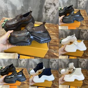 Kadın Arşiv Işığı 2.0 Platform Loafers Ayakkabı Tasarımcısı Yuvarlak Toe Muffin Platform Gündelik Ayakkabılar Moda Deri Botları boyut 35-41