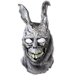 映画Donnie Darko Frank Evil Rabbit Rabbit Mask Halloween Party Props Latex Full Face Mask L2207114624999303a