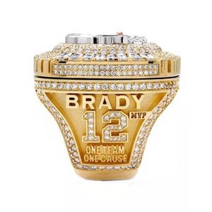 2020-2021 Tampa Bay Championship Ring مع حالة عرض Collector للمجموعة الشخصية 312U