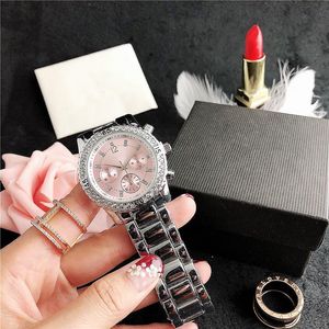 Luxury Designer Ladies Gold Watch Women Watches 38mm Fashion Dress Datejust Diamond 6 Color Dial Rostfritt stål Rem kvarts Move261f