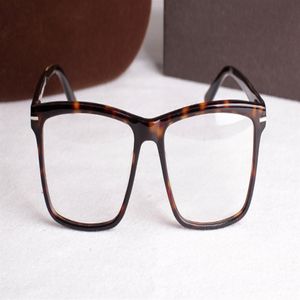 fashion rectangle bigrim unisex glasses frame 5417 spring hinge highquality pureplank fullrim prescription fullset case whole253G