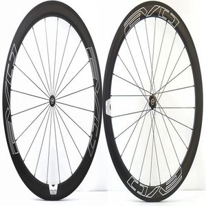 700C 50mm de profundidade rodas de carbono para bicicleta de estrada 23mm de largura clincher bicicleta tubular super leve aero rodado311d